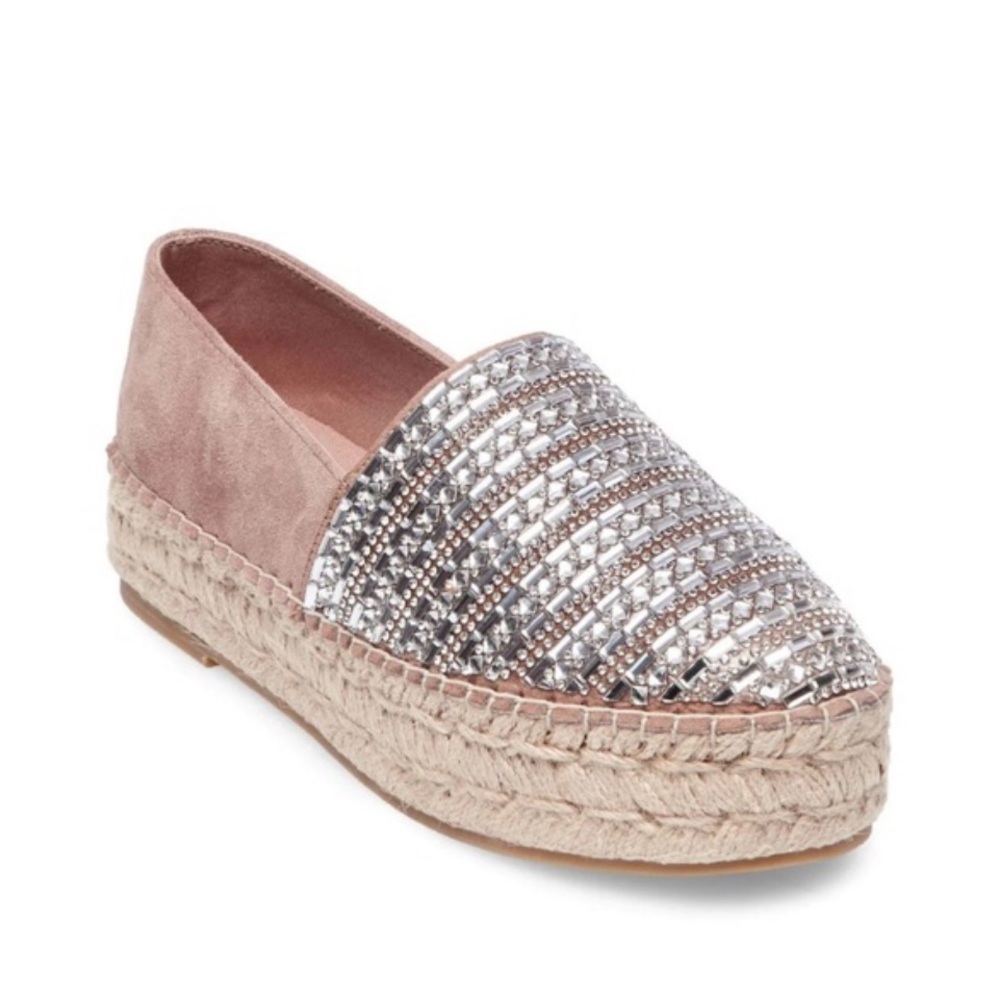 Steve Madden Proud Rhinestones - Espadrille Size 8. Gently worn.    Super comfy!